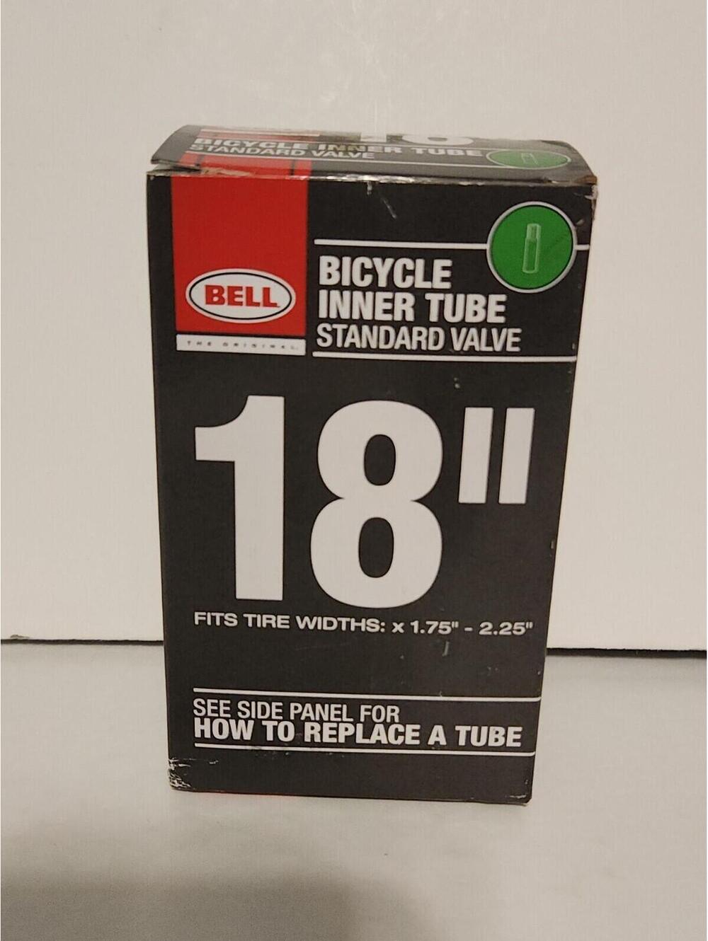 Bell 18" x 1.75" - 2.25" Bicycle Tube Standard Schrader Valve Kids BMX